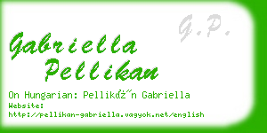 gabriella pellikan business card